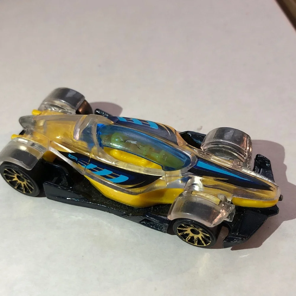 Yellow and Black Formula Street Toy Race Car